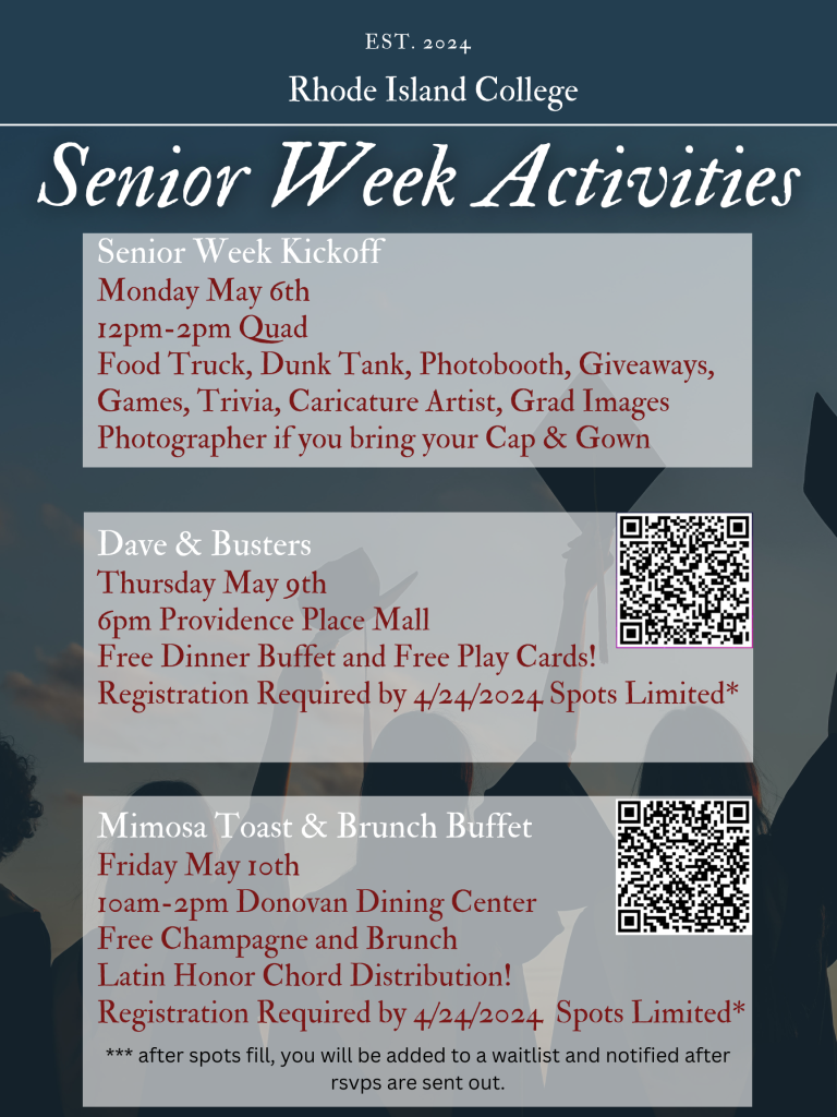 Senior Week Activities
