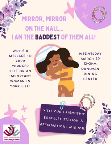 Mirror, Mirror on the Wall...I am the Baddest of them All promotional flyer