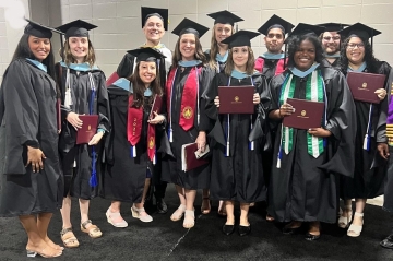 MS Graduates Standing 