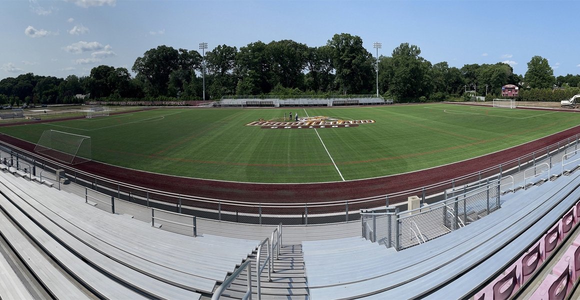 Panoramic view of Alumni Field