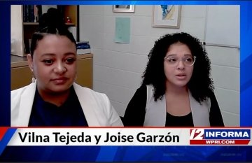 Vilma Tejeda and Joise Garzon participate in 12 Informa interview