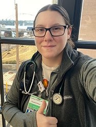 Chelsey Simoni, nursing student