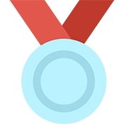 Diamond medal icon