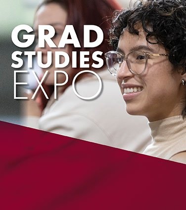 Grad Studies Expo promotional graphic